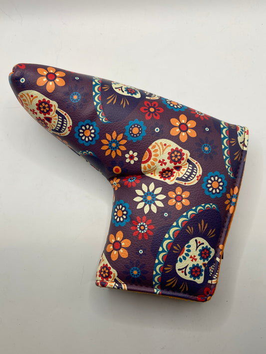 Blade Putter Cover - Day of the Dead - Magnetic Closer
