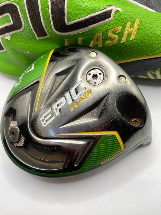 Callaway Epic Flash Driver / 9 Degree / Head and Headcover Only