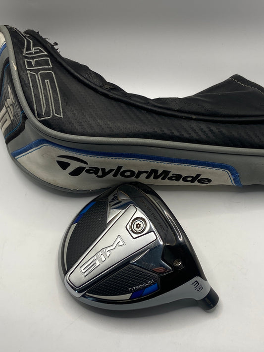 Used Taylormade SIM Titanium 3 Wood head and headcover