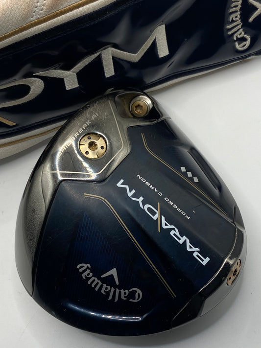 Callaway Paradym Driver / 9 Degree / Head and Headcover Only