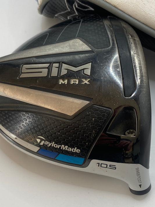 TaylorMade SIM MAX Driver / 10.5 Degree / Head and Headcover Only