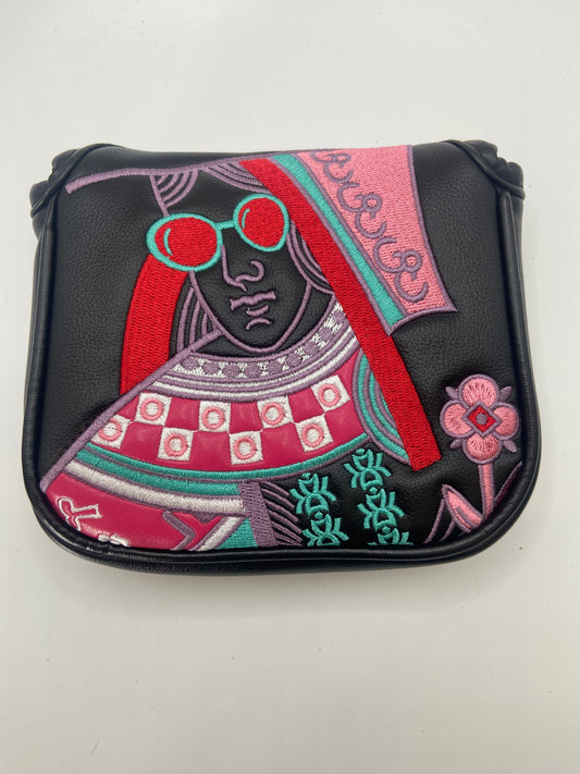 Golf Putter Headcover - For Mid-Mallet Putter - The Queen - Magnetic Closer