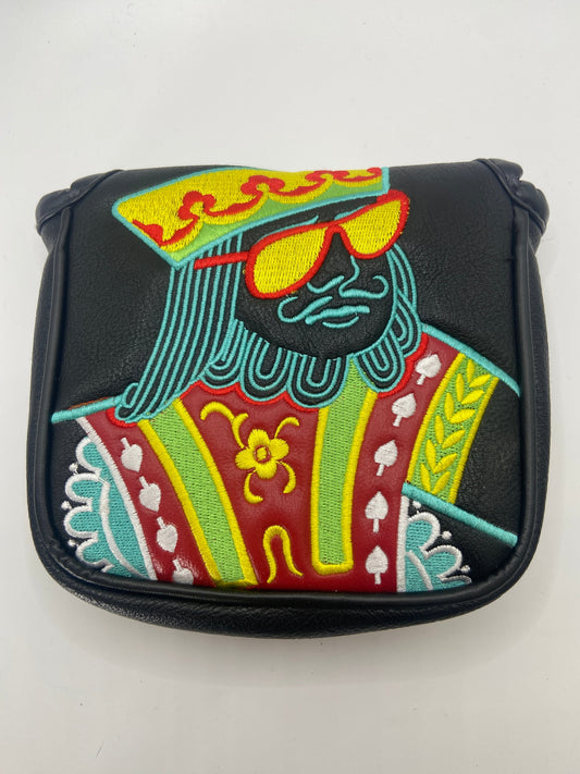 Golf Putter Headcover - For Large Mallet Putter - The KING - Magnetic Closer
