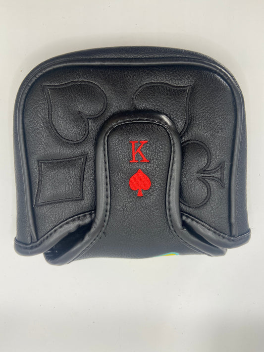 Golf Putter Headcover - For Large Mallet Putter - The KING - Magnetic Closer