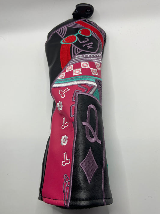 Queen of Diamonds Headcover For Fairway Wood