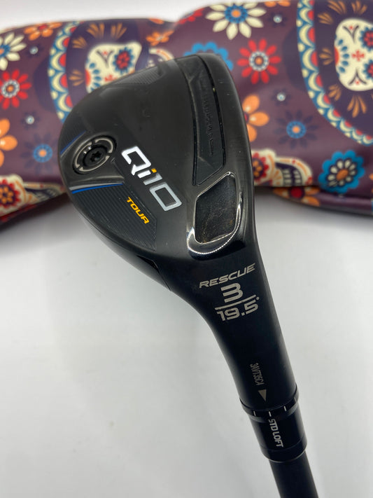 Taylormade Qi10 Tour #3 Hybrid / 19.5 Degree / Stiff Flex / Tensei Blue Limited