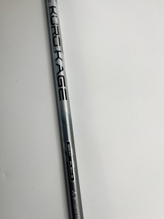 Mitsubishi Kurokage Black TiNi Hybrid Shaft / Stiff Flex / Taylormade Adaptor