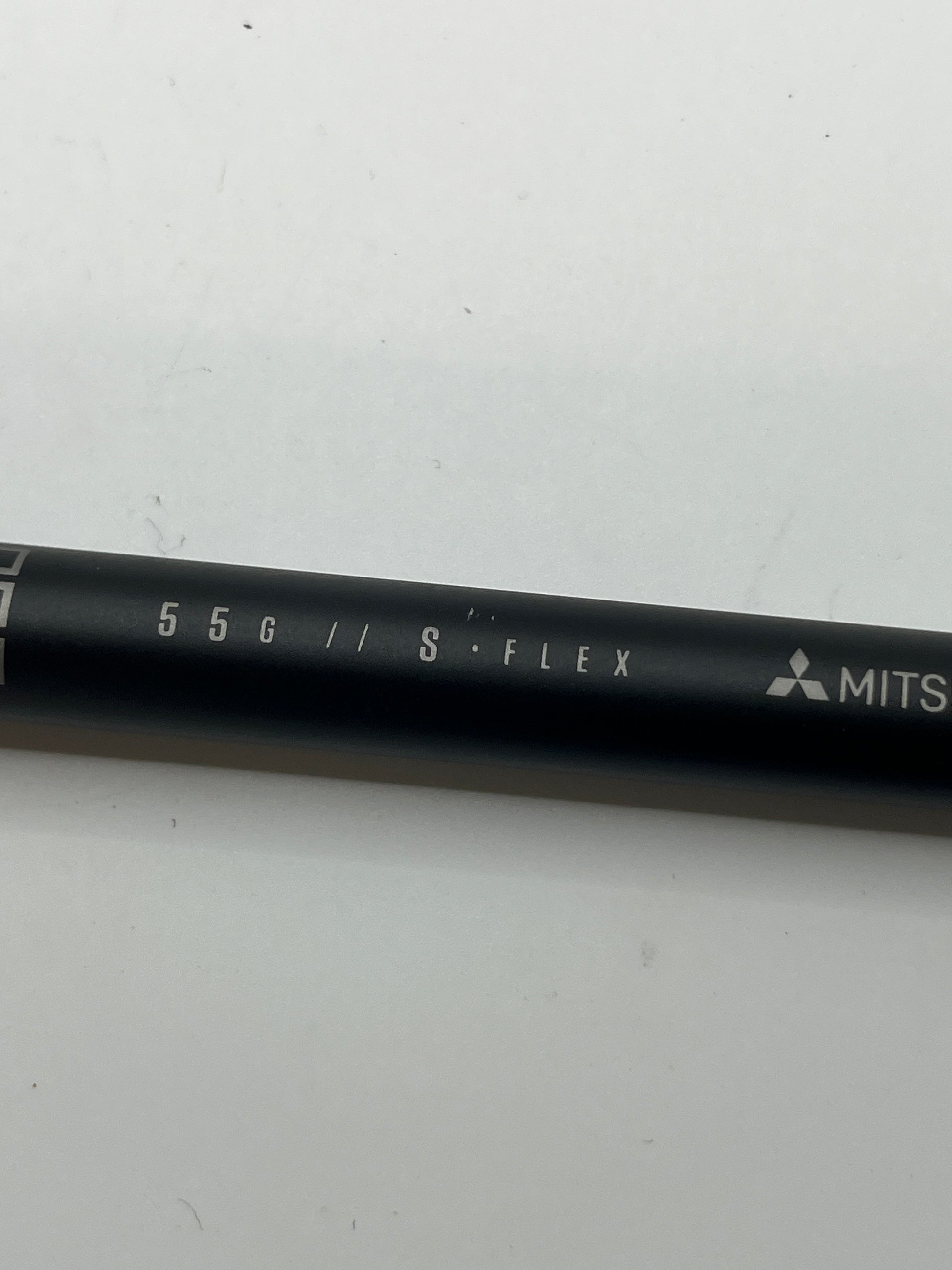 Golf Club Shaft showing specification detail