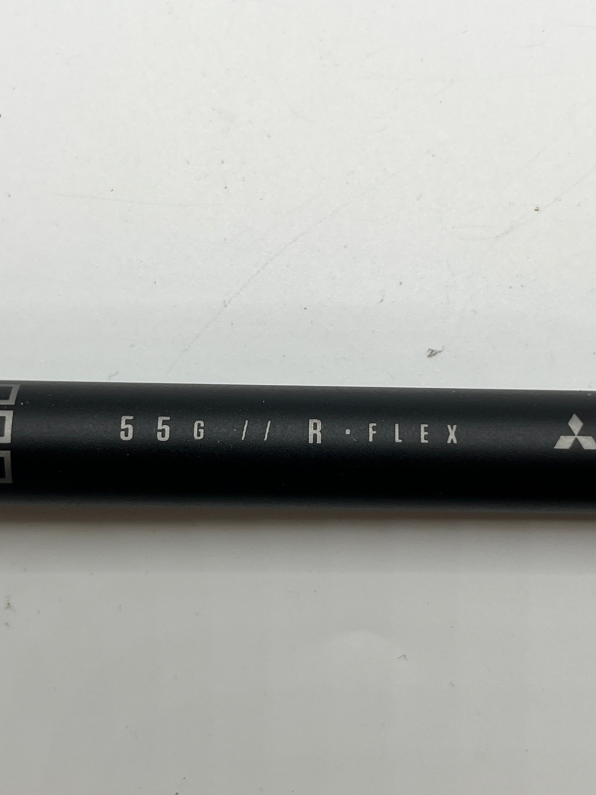 Golf Club Shaft showing specification detail