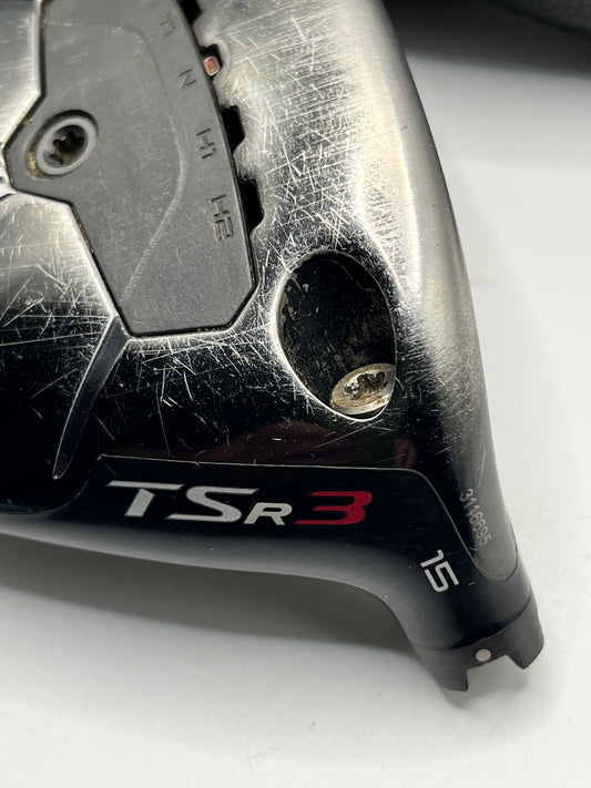 Titleist TSR3 #3 Wood / 15 Degree / Head and Headcover Only