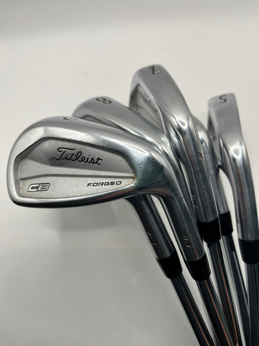 Titleist 718 CB Forged Irons / S300 Shafts / 5-PW Iron Set