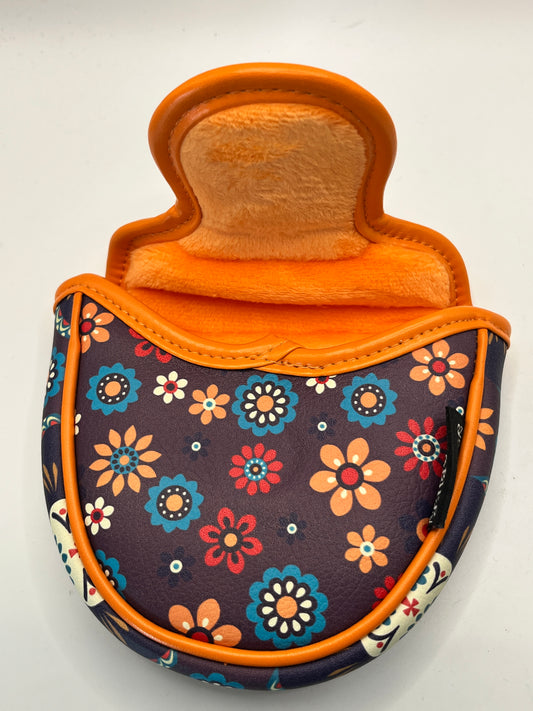 Putter Headcover - Small Mallet - Day of the Dead - Magnetic Closer