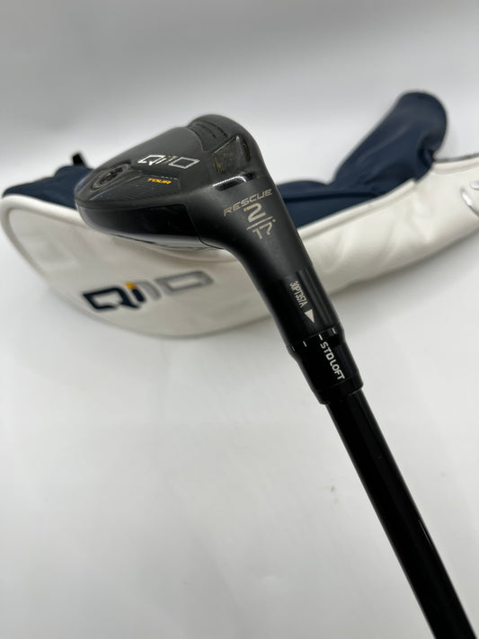Taylormade Qi10 Tour #2 Hybrid / 17 Degree / Stiff Flex / ACCRA FX Upgrade
