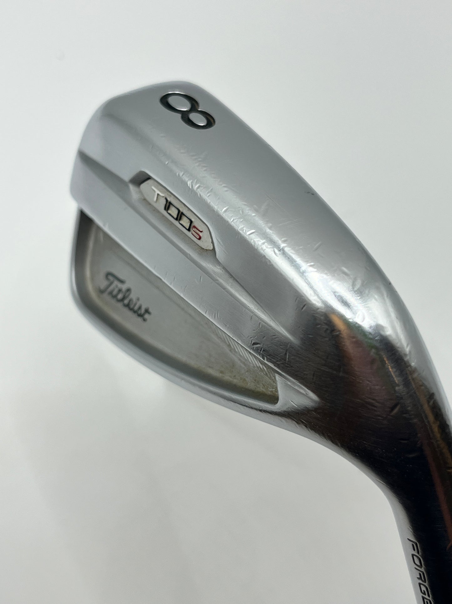 Titleist T100s (2021) Irons / N.S. Pro 880 AMC Stiff Shafts / 5-GW (7 irons)