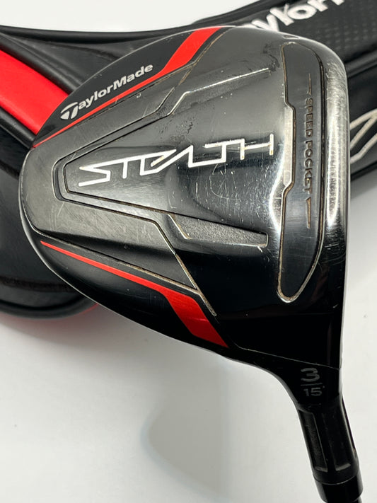 Taylormade Stealth #3 Wood / 15 Degree / A Flex /  Ventus Red