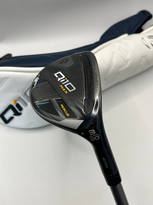 Used Taylormade Qi10 MAX Hybrid #3 in excellent condition with headcover.