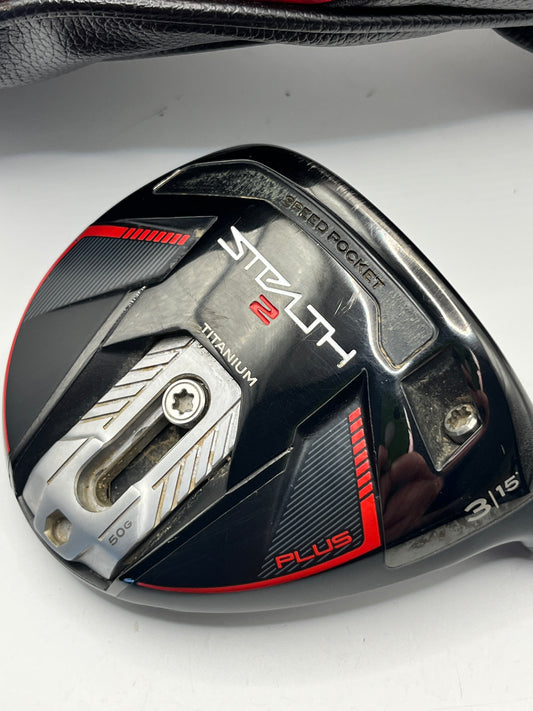 TaylorMade Stealth2 Plus #3 Wood / 15 Degrees / Head Only