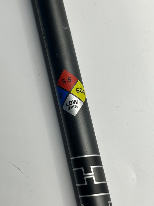 HZRDUS Smoke Black 60 Driver Shaft / Regular Flex / Taylormade Adaptor