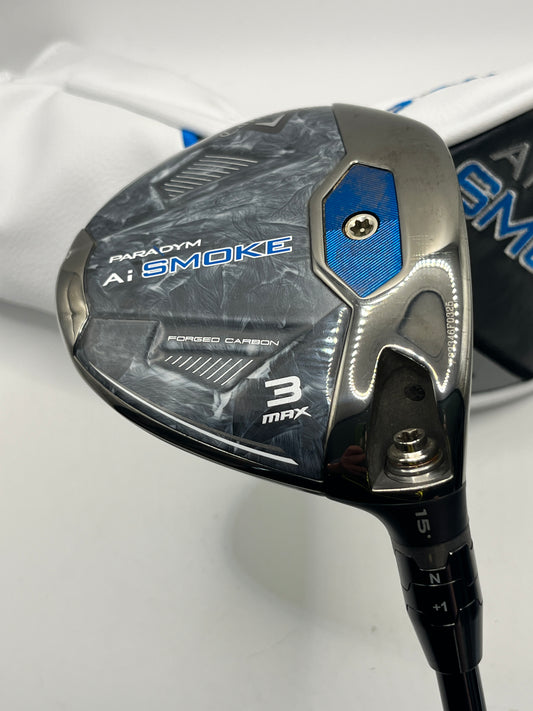Callaway AI Smoke MAX #3 Wood / 15 Degrees / R Flex / Tensei Blue Xlink