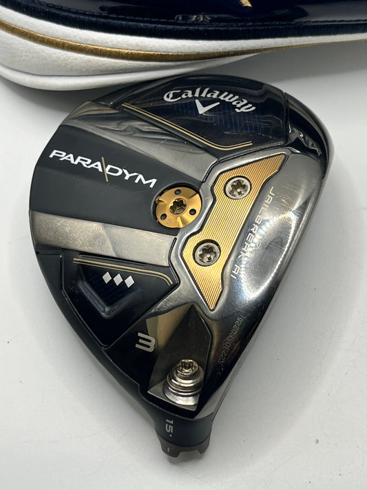 Callaway Paradym Triple Diamond #3 Wood / 15° / Head and Headcover Only