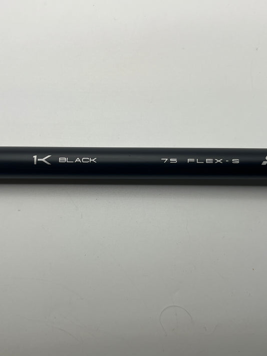 Mitsubishi Tensei 1K Black 75 #3 Wood Shaft / Stiff Flex / Ping Adaptor