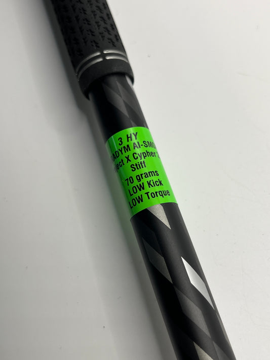 Project X Cypher Seventy #3 Hybrid Shaft / Stiff Flex / Callaway Adaptor