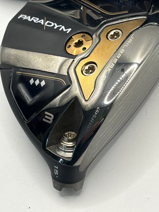 Callaway Paradym TD #3 Wood / 15 Degrees / Head and Headcover