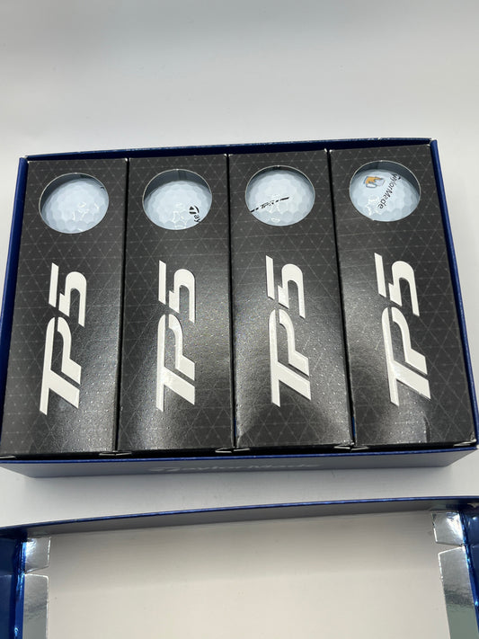 TaylorMade TP5 My Symbol (Beer) Golf Balls (Box of 12 Balls)