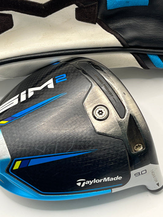 Taylormade SiM2 Driver / 9 Degrees / Head and Headcover Only
