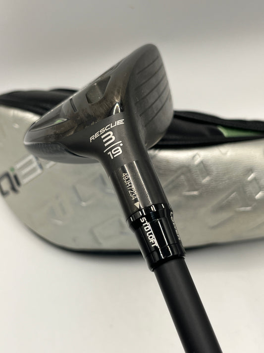 Taylormade Qi35 #3 Hybrid / 19 Degree / Stiff Flex / Blue Ventus HB 7-S