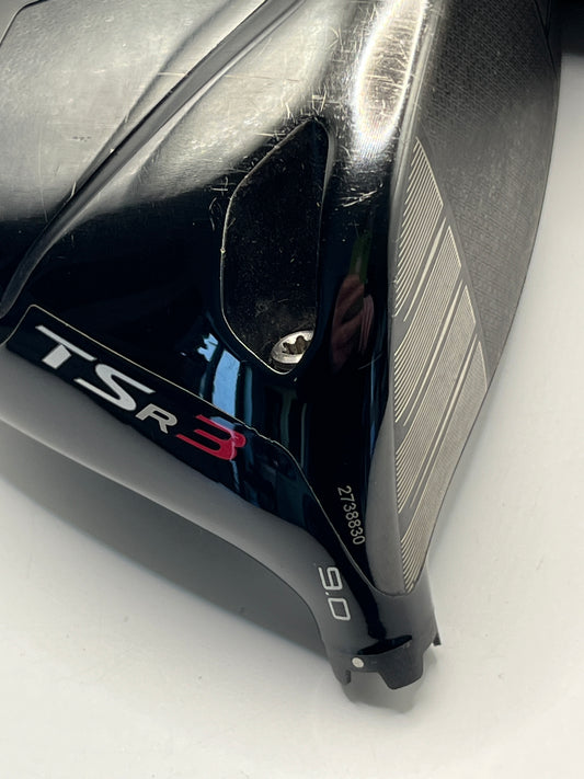 Titleist TSR3 Driver / 9 Degrees / Head and Headcover Only