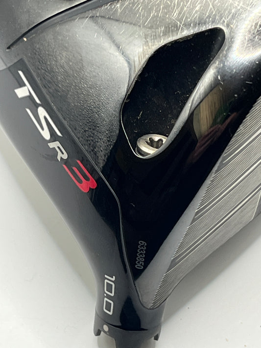 Titleist TSR3 Driver / 10 Degree / Head and Headcover Only