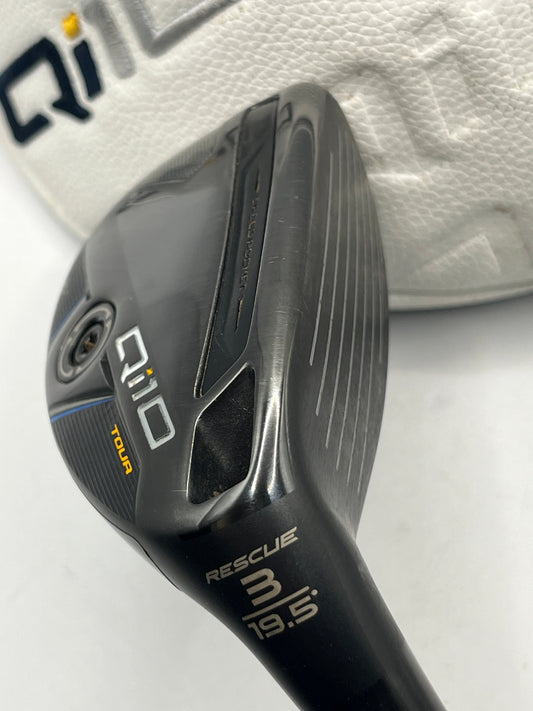Taylormade Qi10 Tour #3 Hybrid / 19.5 Degree / Stiff Flex / Kai'li Red 85HY