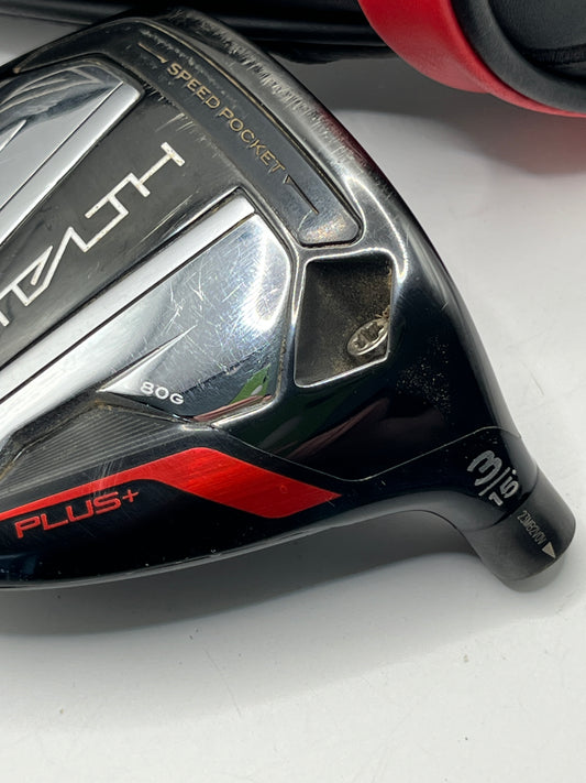 TaylorMade Stealth Plus #3 Wood / 15 Degrees / Head and Headcover