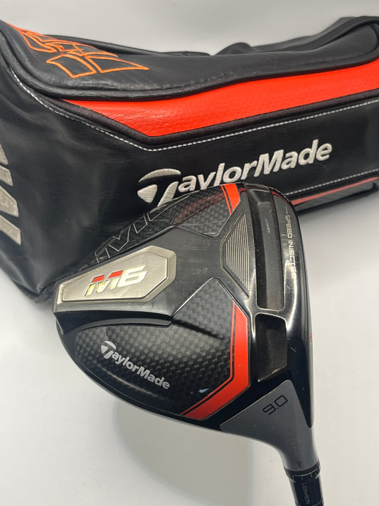 Taylormade M6 Driver / 9 Degrees / Stiff Flex / ATMOS Black