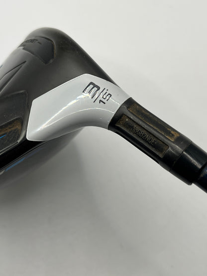 Taylormade SIM2 Max #3 Wood / 15 Degree / Stiff Flex /  Ventus Blue