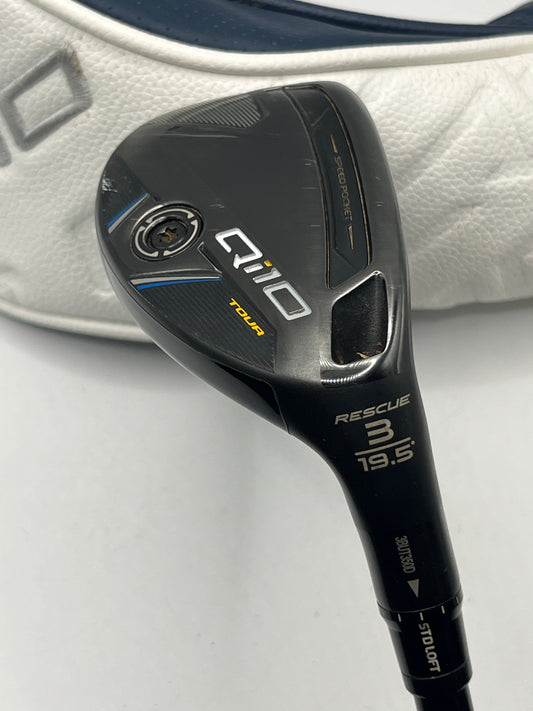 Taylormade Qi10 Tour #3 Hybrid / 19.5 Degree / Stiff Flex / Kai'li Red 85HY