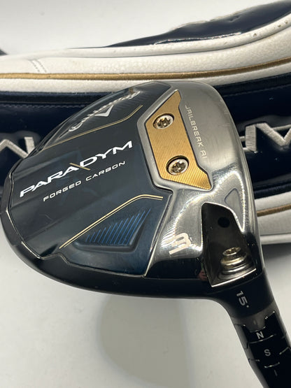 Callaway Paradym #3 Wood / 15 Degrees / Regular Flex / Mitsubishi Vanquish