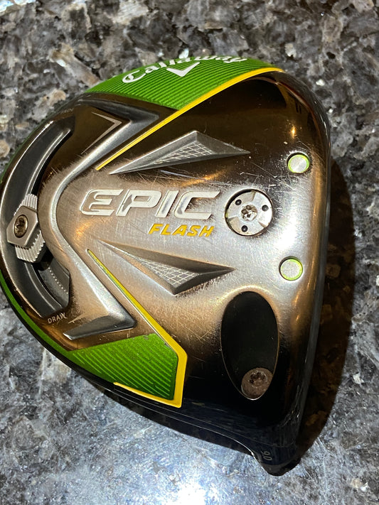 Callaway Epic Flash Driver / 9 Degree / Head Only