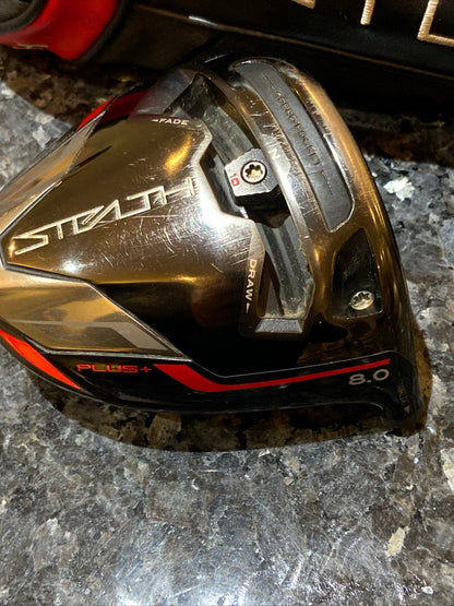 Taylormade Stealth Plus Driver / 8 degree / Head Only