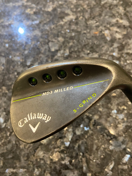 Callaway MD3 Milled Black Gap Wedge / 52 Degrees / Wedge Flex