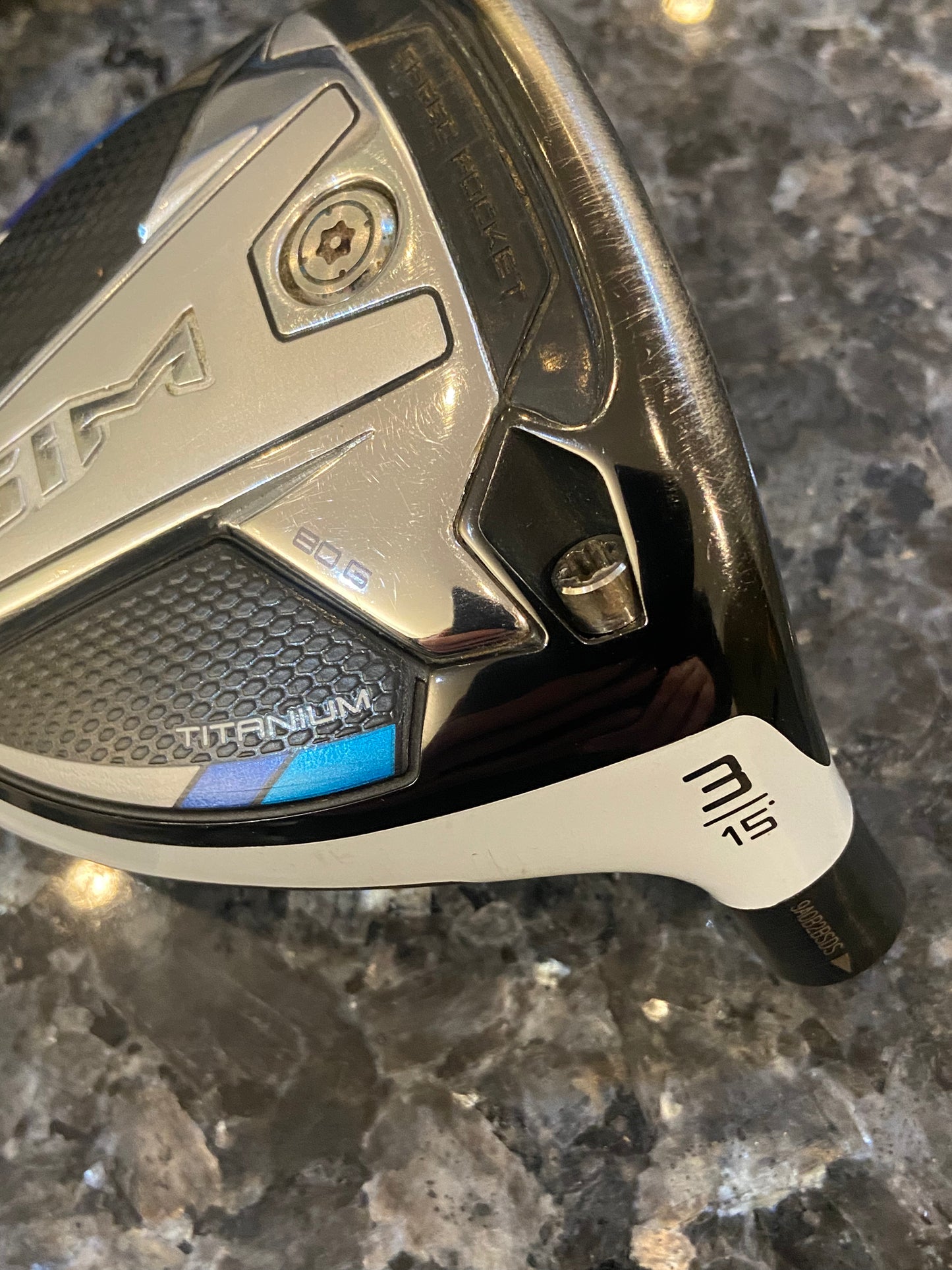 TaylorMade SIM Titanium #3 Wood / 15 Degrees / Head Only