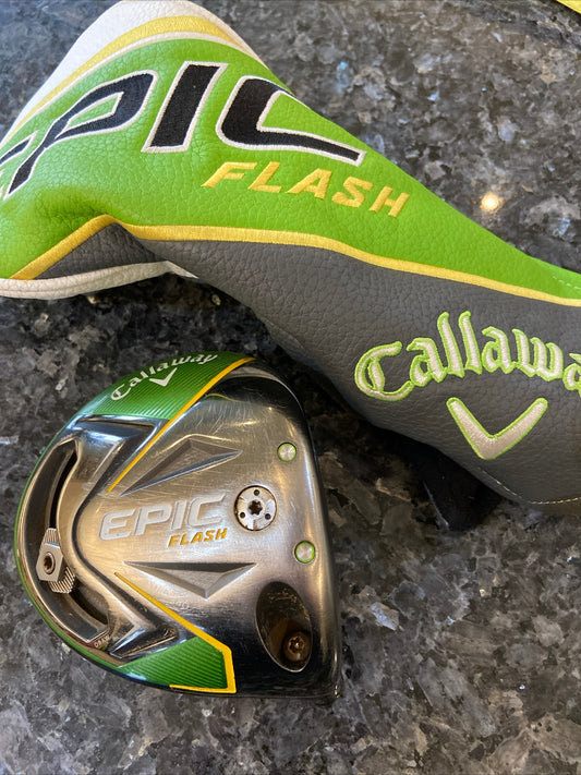 Callaway Epic Flash Sub Zero Driver / 9 Degree / Head and Headcover Only