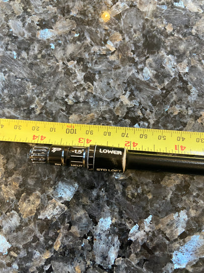 Matrix Ozik HD Black Tie 6M3 Driver Shaft \ X Flex \ TaylorMade Adaptor