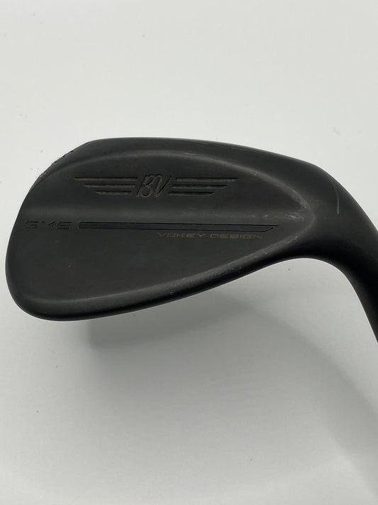 Titleist Vokey SM9 Jet Black Wedge / 56 degree / D-Grind / Wedge Flex