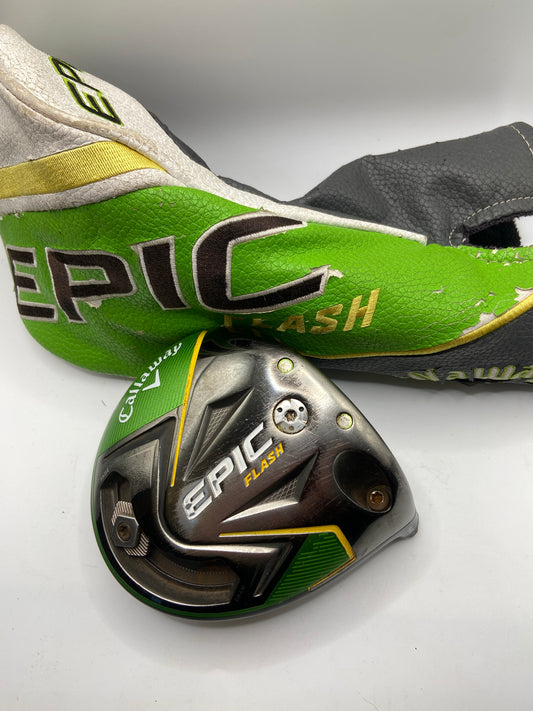 Callaway Epic Flash Driver / 9 Degree / Head and Headcover Only