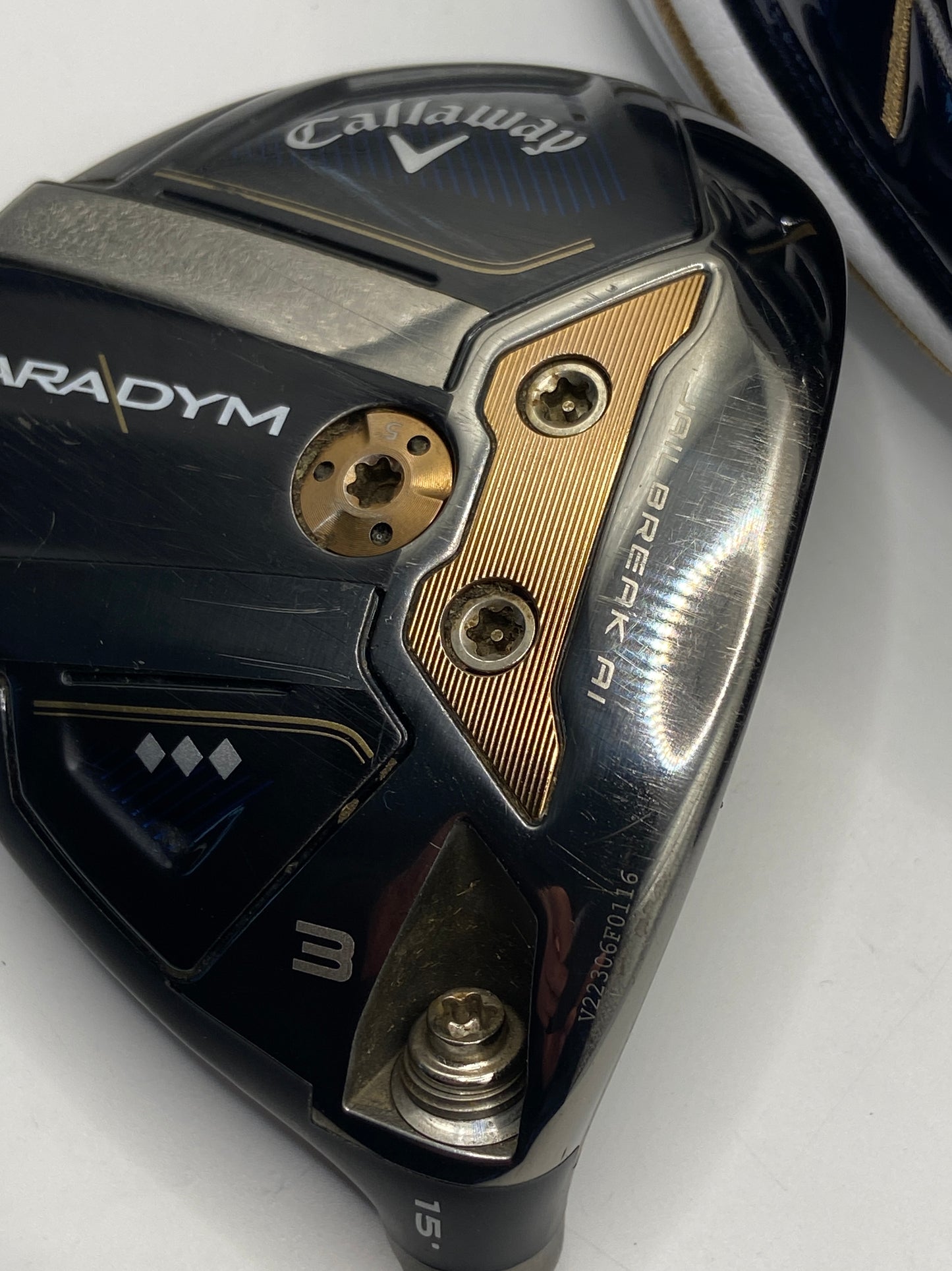 Callaway Paradym Triple Diamond #3 Wood / 15 Degrees / Head Only