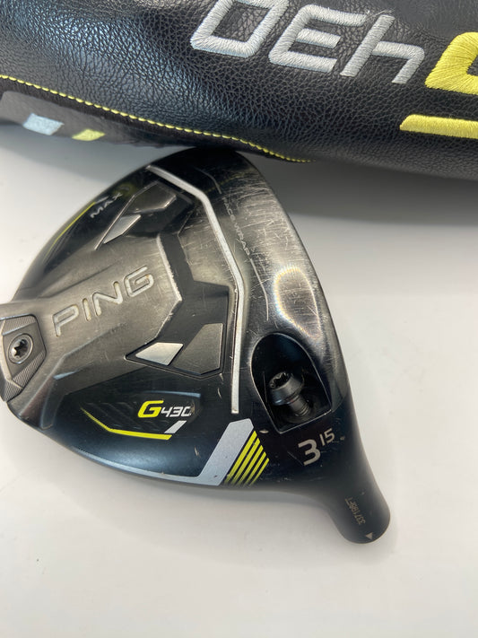 Ping G430 MAX #3 Wood / 15 Degree / Head and Headcover