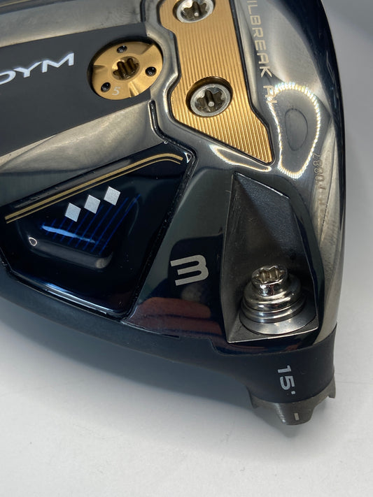 Callaway Paradym Triple Diamond #3 Wood / 15° / Head and Headcover Only
