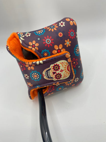 Putter Headcover / Day of the Dead / Mid Mallet / Magnetic Closer